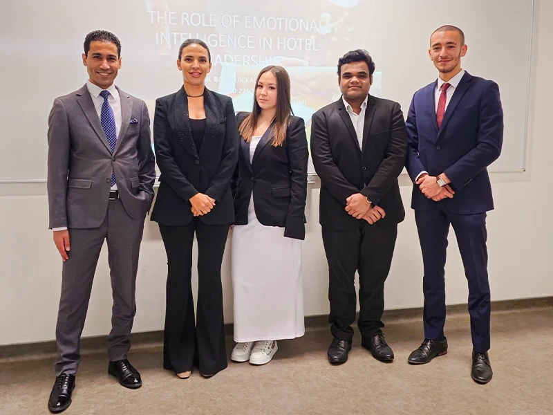 Amity University Dubai Students Impress with Research on Key Hospitality Topics