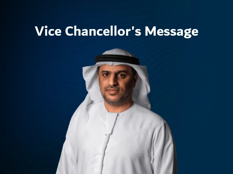 Vice Chancellors message Dr Saif mobile
