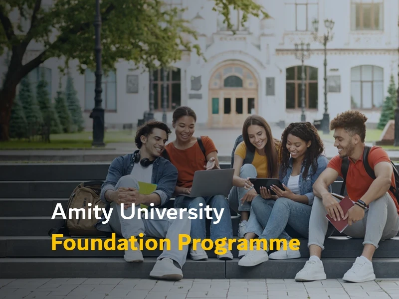 Amity University Foundation Programme school mob