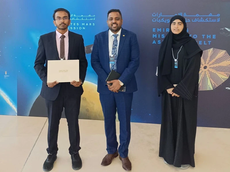 Amity University Dubai Students Win Outstanding Research Award for Lunar Habitat Study