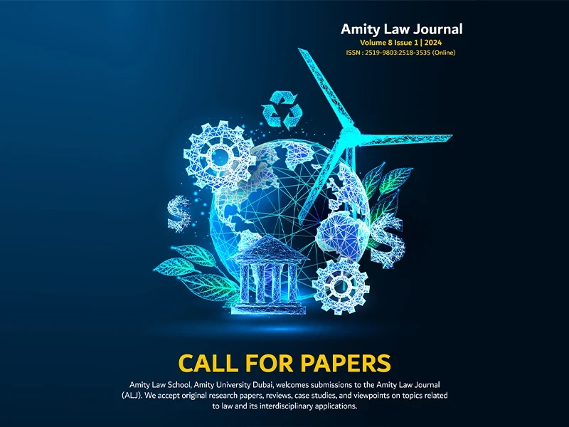 Amity Law Journal Calls for Research Paper Submissions