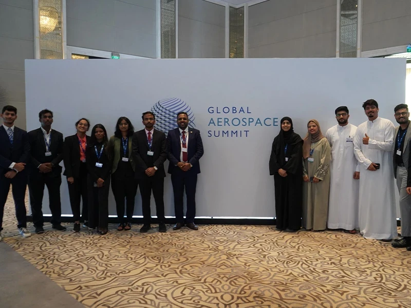 Amity University Dubai Students Shine at Global Aerospace Summit 2024 with Innovative Student Projects