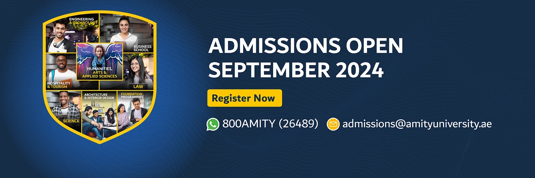 Admissions Open September D