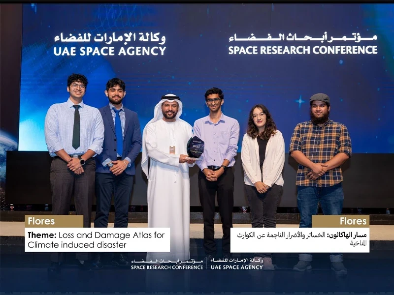 Amity University Dubai Celebrates Mohammed Vaseeq's Victory at SpaceHacks 2024!