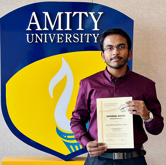 Aerospace Engineering Student Wins National Award in International Astronomy and Astrophysics Competition 2023